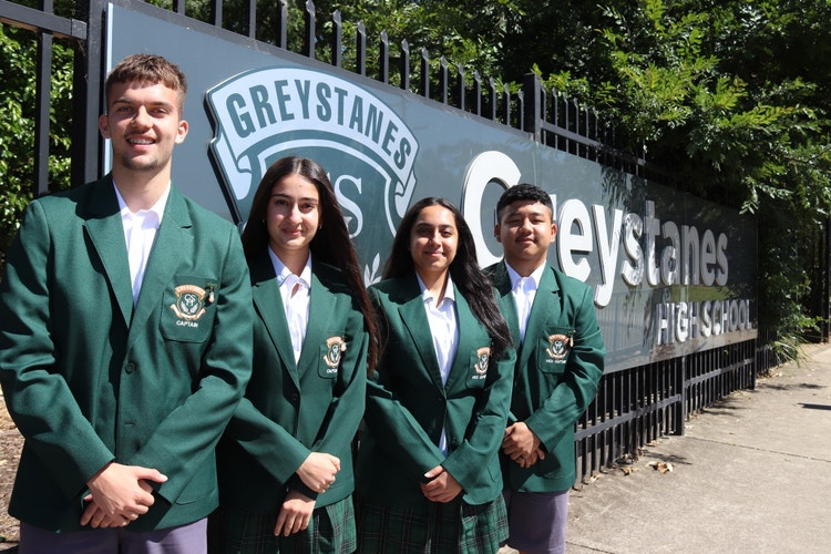 Greystanes High School leaders